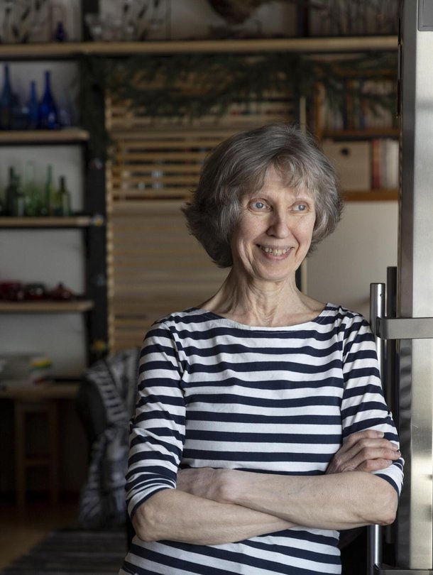 Riitta ajattelee, että lapset ja lastenlapset ovat kasvattaneet hänet.