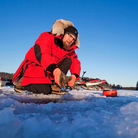 Verkot ovat Mikko Nikkisen juttu. Pilkkimistä hän ei ole koskaan harrastanut.