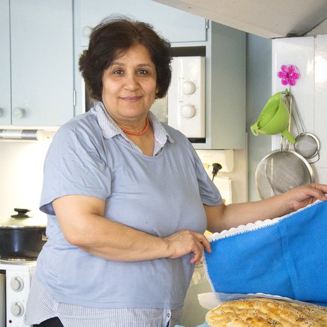 Sahla Tadayyon oppi ruuanlaiton omalta äidiltään. 