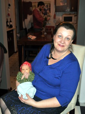 Tiina Närvänen on viettänyt monta joulua Thunder Bayssä lapsiensa ja lastenlapsiensa kanssa. Tänä vuonna nuorimmaiset ovat Skype-yhteyden päässä.