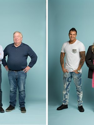 Martti, Jukka, Martti, Janne, Wille ja Tuomas. Arvaatko, kuka on kenenkin lapsi?