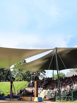 Lappeenrannan kesäteatteri on katettu.