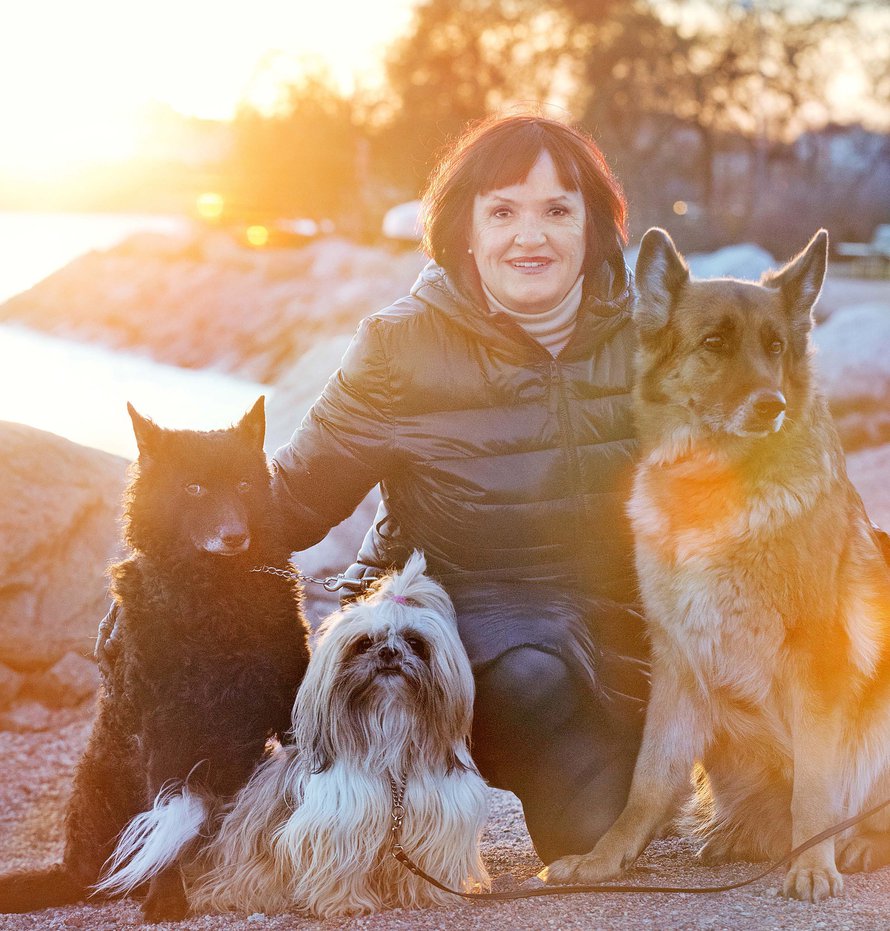 Ulla Koljonen oli vähällä menettää Sri Lankassa omaisuutensa ja rakkaat lemmikkinsä, saksanpaimenkoira Aidan, mudi Moccan ja shih-tzu Mopin.