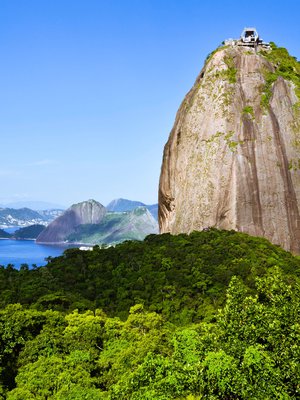 Tämäkin on tutkittu: taivas on sinisin Rio de Janeiron yllä Brasiliassa