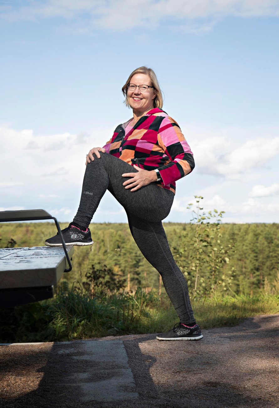 9/2019 Ensimmäisen   kuntovuoden jälkeen   askel on kevyempi.