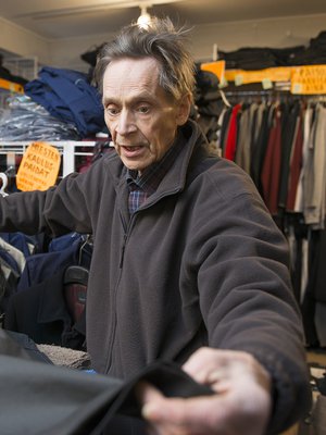 Usko Saarinen osaa lukea asiakasta ja huomaa, millaista rohkaisua kukin tarvitsee.