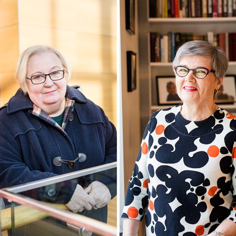 Raili, Kerstin ja Aila ovat adoptiolapsen isovanhempia. 