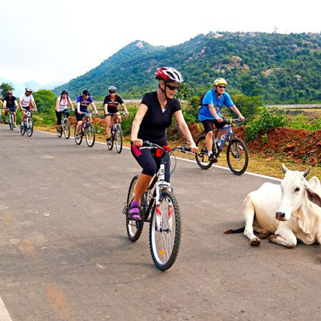Lehm&auml;t tulivat tutuiksi Rajasthanin maaseututeill&auml;.