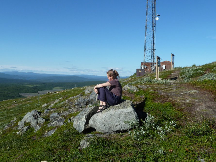 Luossavaaralta on upeat, avarat n&auml;kym&auml;t.