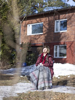 Omakotitalo ja pihamaa tuovat vaihtelua työelämälle.