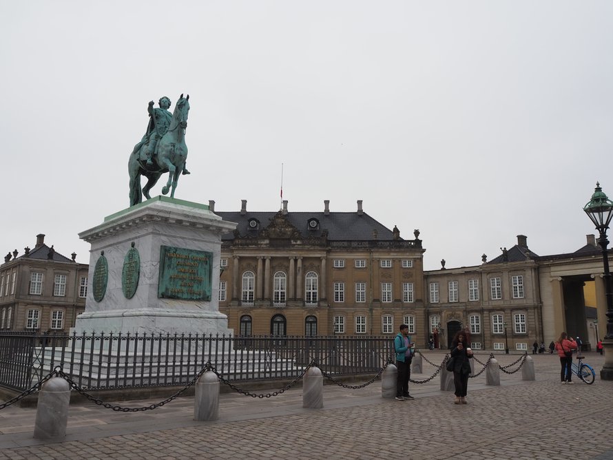 Amalienborg - tai oikeastaan pieni osa siitä.