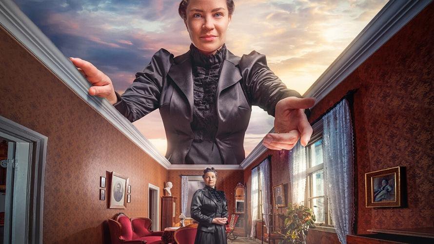 ”Uskalsin sanoa ääneen sen, mitä ajattelin tasa-arvosta ja vapaudesta”, muistelee Minna Canth (Marjukka Tepponen). Kuva: Antti Karppinen, Savo-ooppera ry