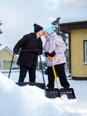 – Vihdoin löysimme meille sopivan tavan elää yhdessä, Helena Kovero sanoo. Puoliso Heikki on samaa mieltä.