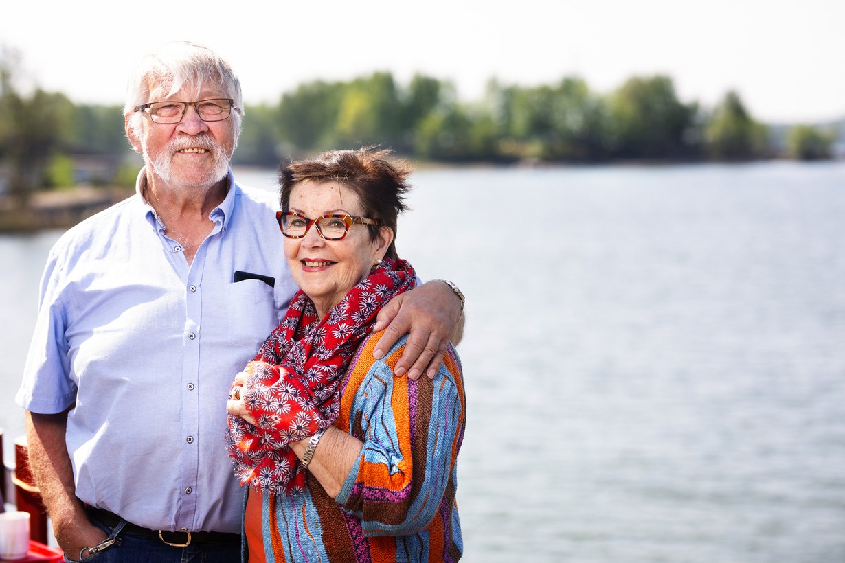 Maikki ja Seppo lähentyivät yhteisen surun aikana. ”Meni pitkään ennen kuin huomasimme rakastuneemme.”
