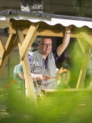 ”Parasta päiväkeskuksessa on yhdessäolo”, Mika Vuorinen sanoo.