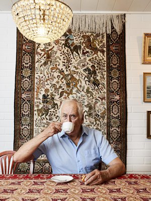 Kenraali Gustav Hägglund  sanoo, että on ollut elämässään rohkea. – Kun oli vastuu rakkaan ihmisen  hengestä, oma rohkeus ei  enää riittänyt.