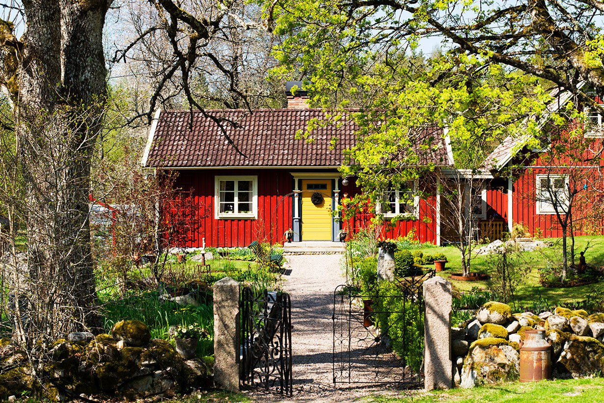 Ninnien mökin vanhin osa on 1800-luvulta.