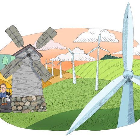 Tiesitkö? Tuulivoiman tuotanto kasvoi viime vuonna 57 %. Lähde: Tilastokeskus, Energian hankinta ja kulutus