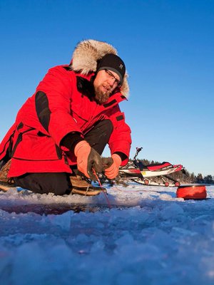 Verkot ovat Mikko Nikkisen juttu. Pilkkimistä hän ei ole koskaan harrastanut.