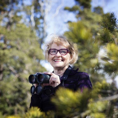 Lisse on hyvillään, että 5-vuotias tyttärentytär on jo lähtenyt mukaan maastoon. "Hän aivan puhkui uteliasta iloa."