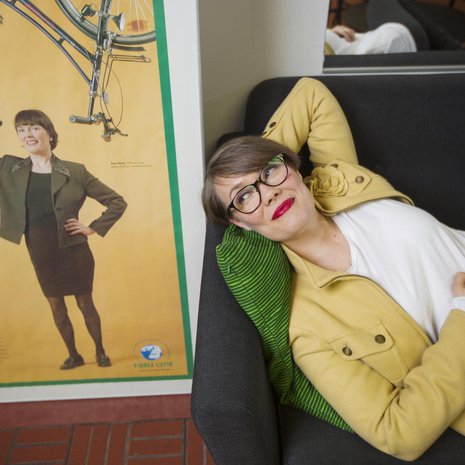 Kaisa Hernberg on tyytyväinen, että on edennyt uralla omilla ansioillaan.