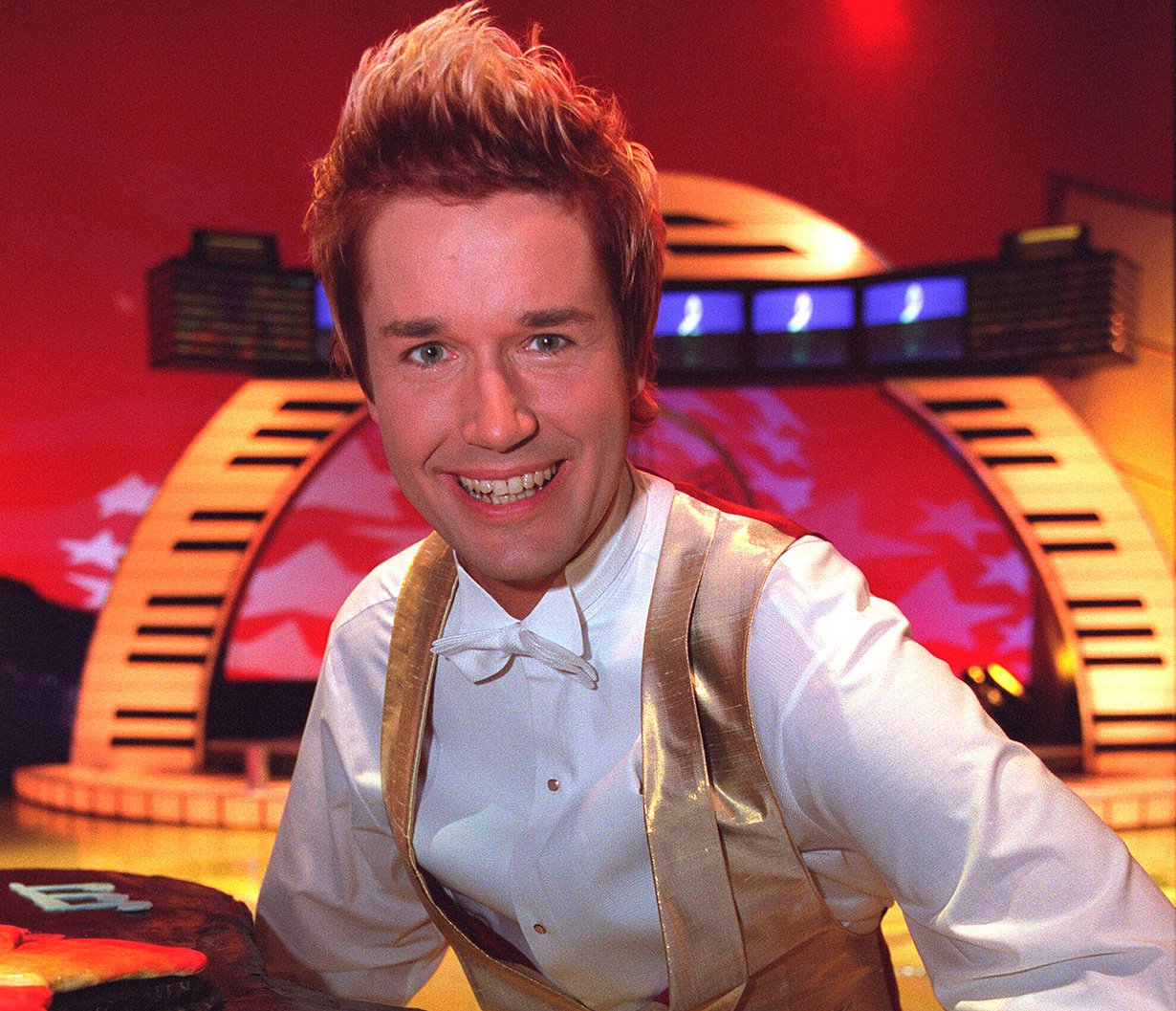 Marco Bjurström vuonna 2001 BumtsiBum-ohjelman 100. juhlajaksossa.