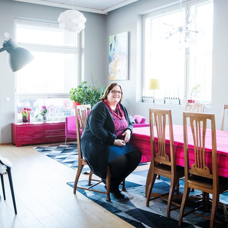Minerva vuokraa 84 neliön asuntoaan 115 eurolla yöltä.