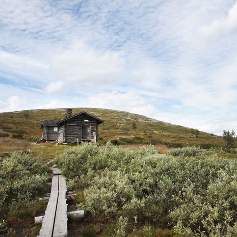 Montellin maja Pallas-Yllästunturin kansallispuistossa. Kuva Tea Karvinen