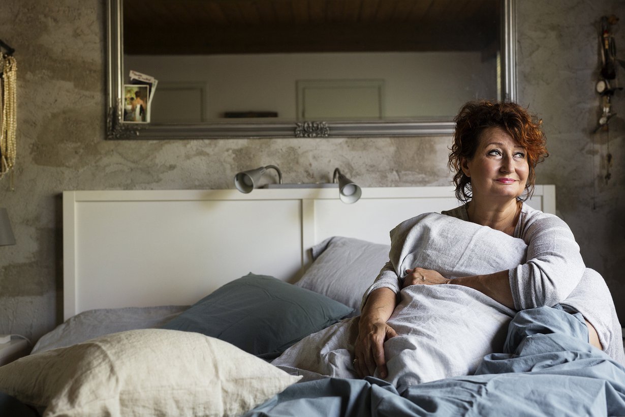 Yöllisten kauhukohtausten jälkeen Heidi Herala ei pysty nukahtamaan heti, sillä keho on ylikierroksilla valtavan pelästymisen jälkeen.