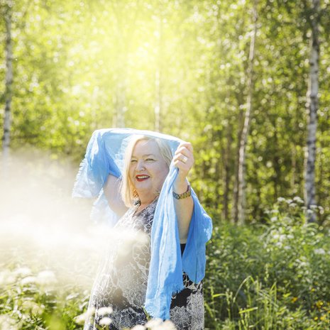 Ikä on tuonut elämään vapautta ja riemua.