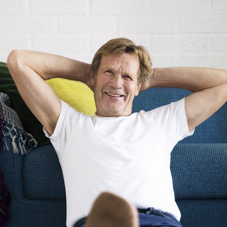 Erkki Hakkarainen ei osaa ottaa paineita elämästä. ”Yksi syy voi olla se, että sain elää turvallisen lapsuuden.”