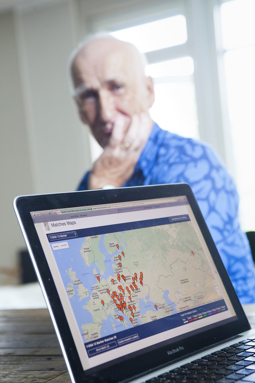 Raimo Kautiaisen dna-tulokset paljastivat, että isälinja ei tulekaan Venäjältä vaan Karjalasta ja Itä-Euroopasta.
