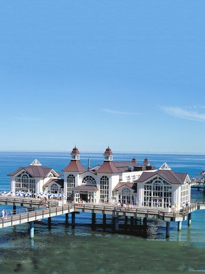 Seebrücke on Sellinissä  sijaitseva suosittu rantanähtävyys ja ravintola.