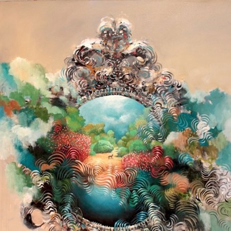 Villa Roosassa on nähtävillä esimerkiksi Samuli Heimosen Peili II