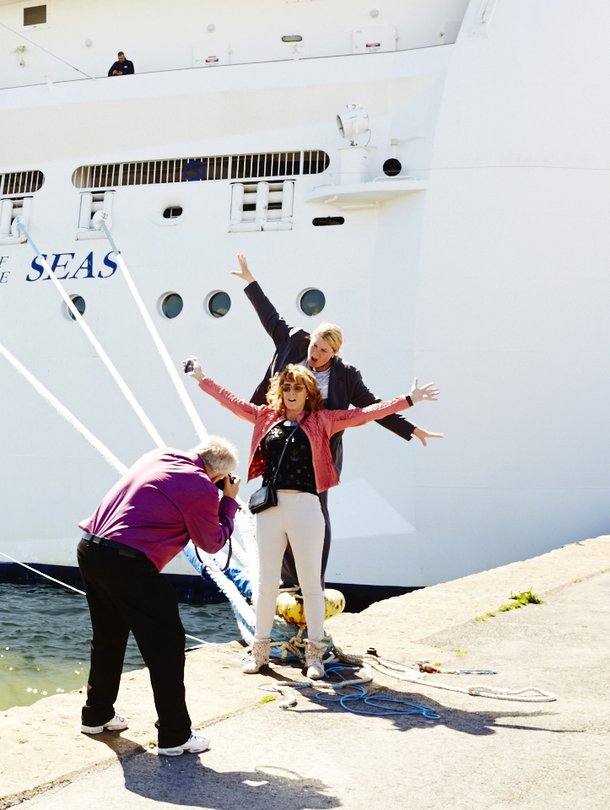 Valtaosa Serenade of the Seas -luksusristeilijän 2500 matkustajasta lähti tutustumaan Helsinkiin lavan 7 tunnin pysähdyksen aikana.