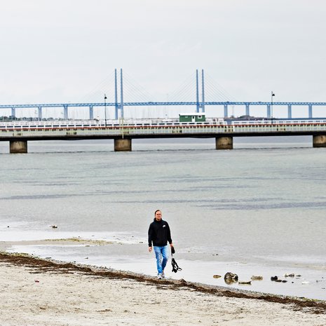 Riberborgissa on oma ranta koirille ja liikuntarajoitteisille. Rannalta voi katsella televisiosarja Sillasta tuttua näkymää, Juutinrauman siltaa.