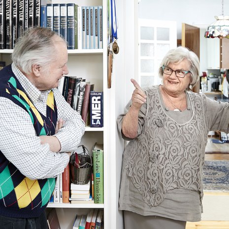 ”Heli on oma ihanaiseni. On tärkeää, että suhteessa saa olla oma itsensä”, Jussi sanoo.