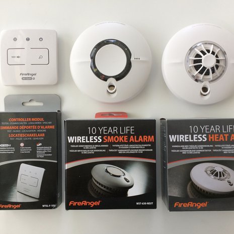 Fire Angel -palovaroittimet toimivat sekä verkkosähköllä että paristoilla. 