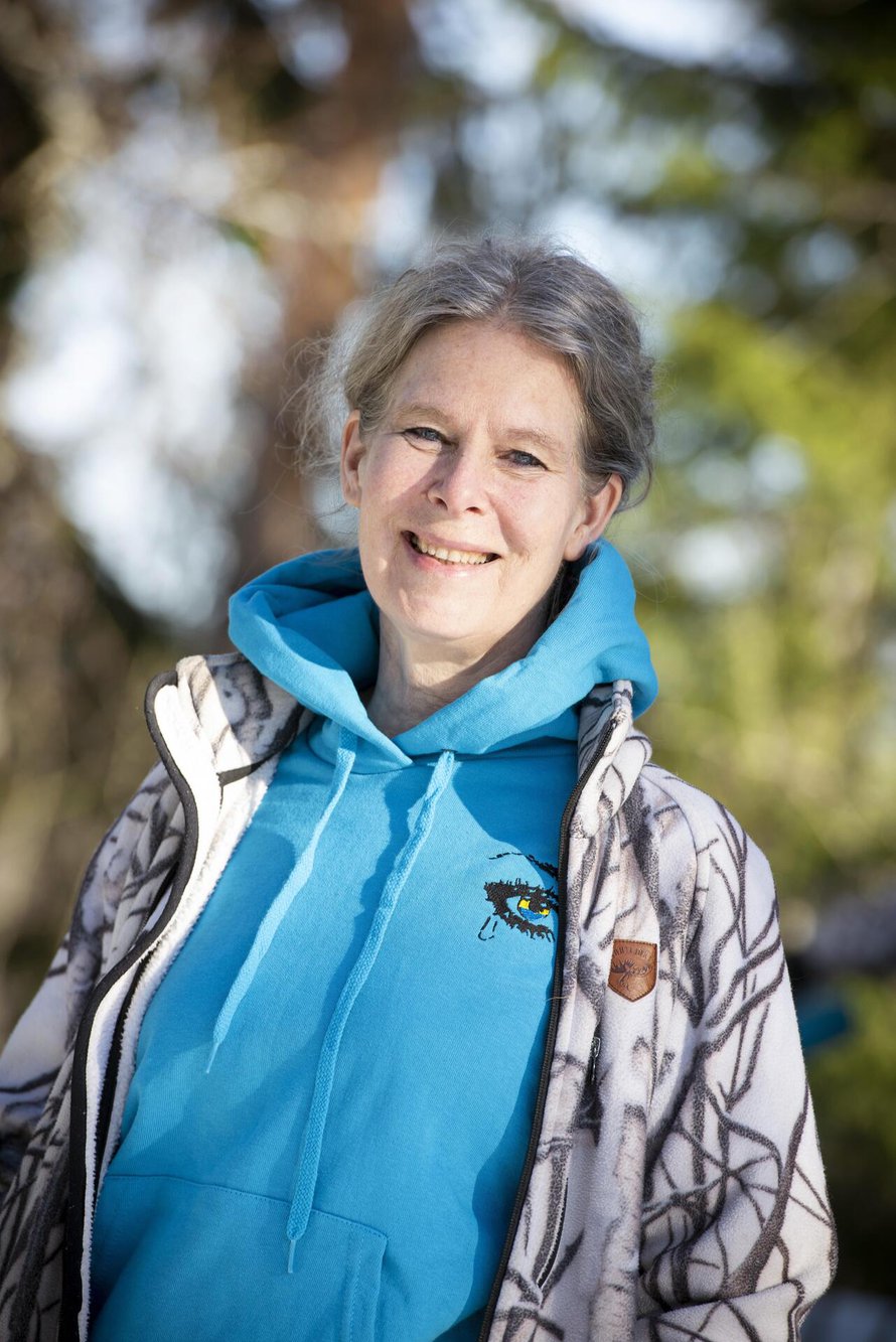 Hanna on luontoihminen. Iitissä riittää ilmaa ja avaruutta.