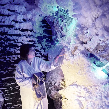 Viking Gracen huurresauna oli erikoinen elämys Ulla Giustille.